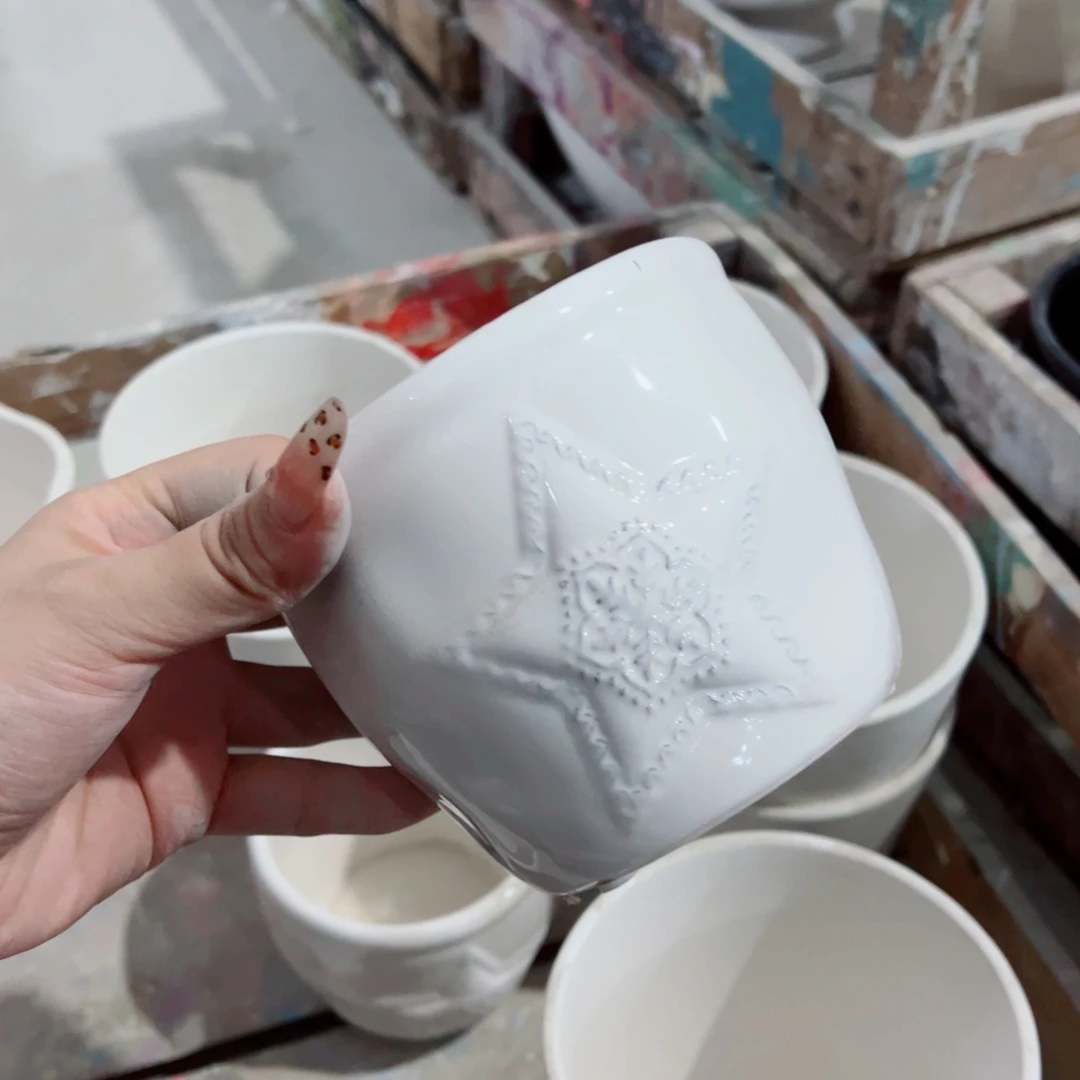 有孔陶瓷花盆，满10米包邮发货