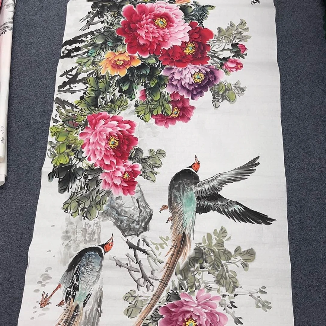 国画纯手绘国画作品