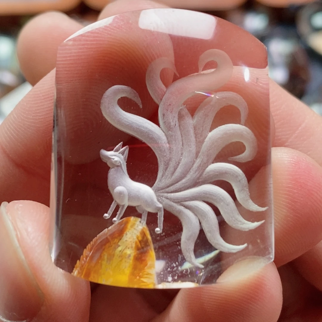 水晶未镶嵌吊坠(不含链)