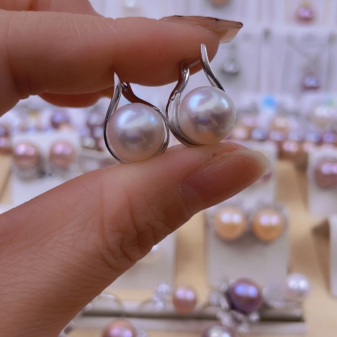 未镶嵌耳饰淡水珍珠