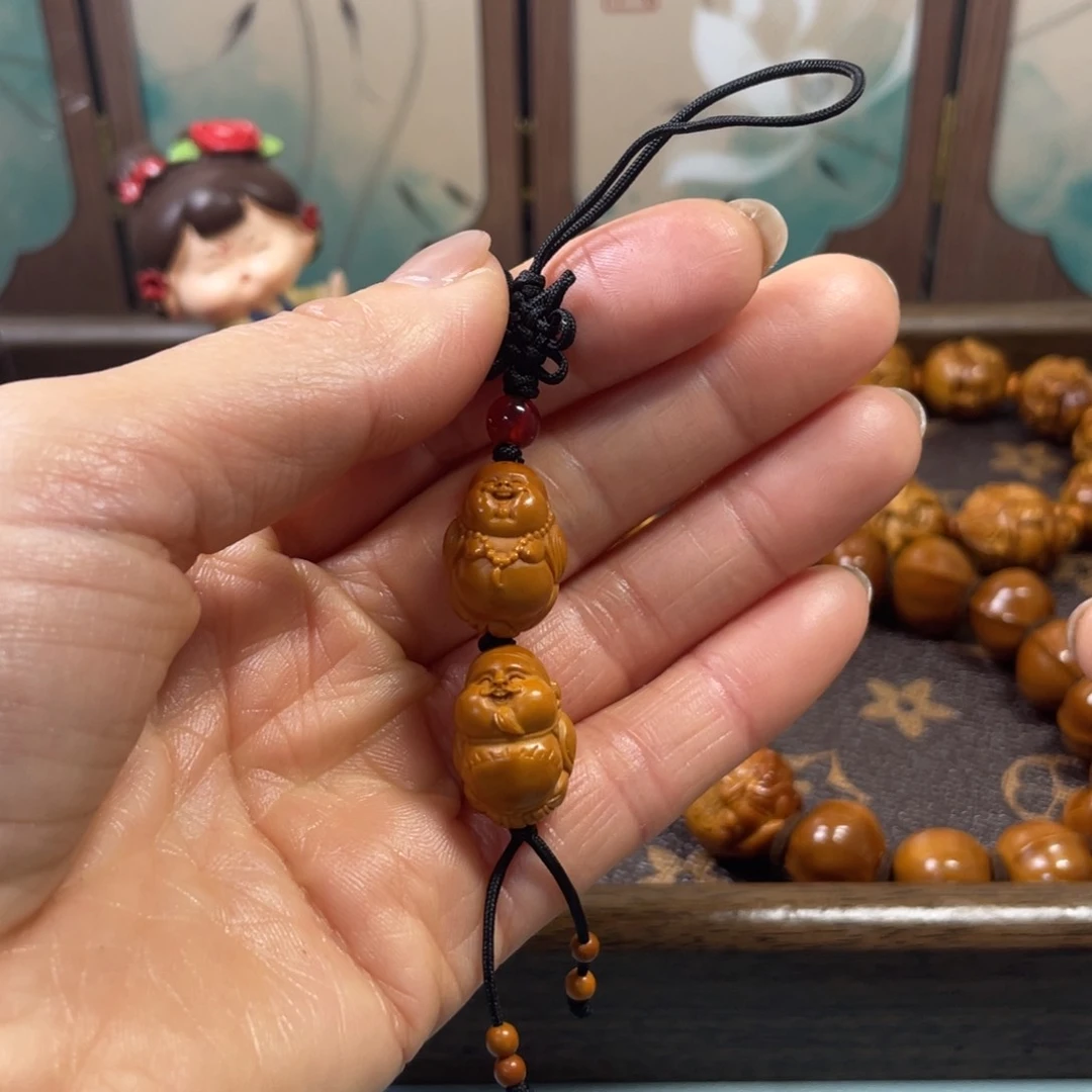 吊坠橄榄核1.3财神弥勒吊坠