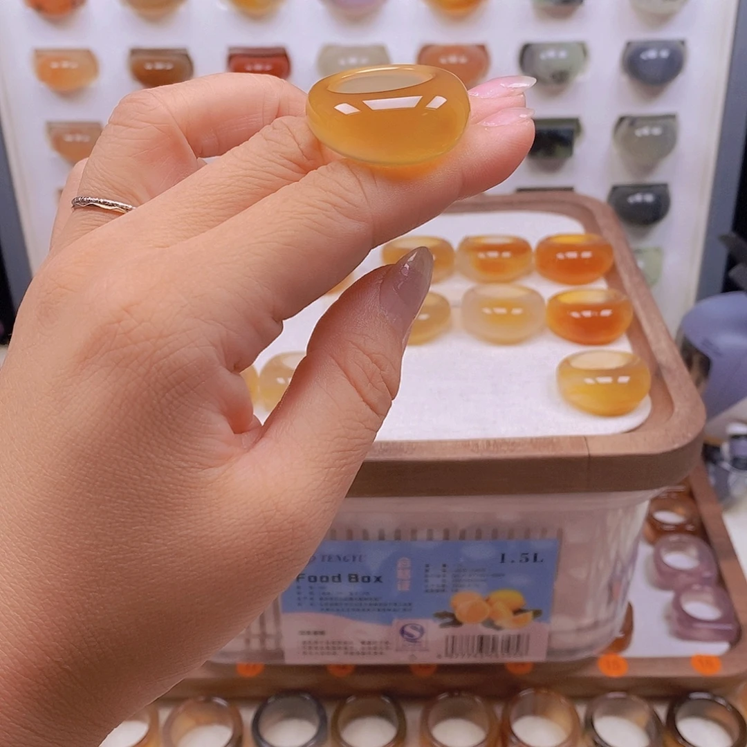 文***维未镶嵌戒指玛瑙/玉髓港19