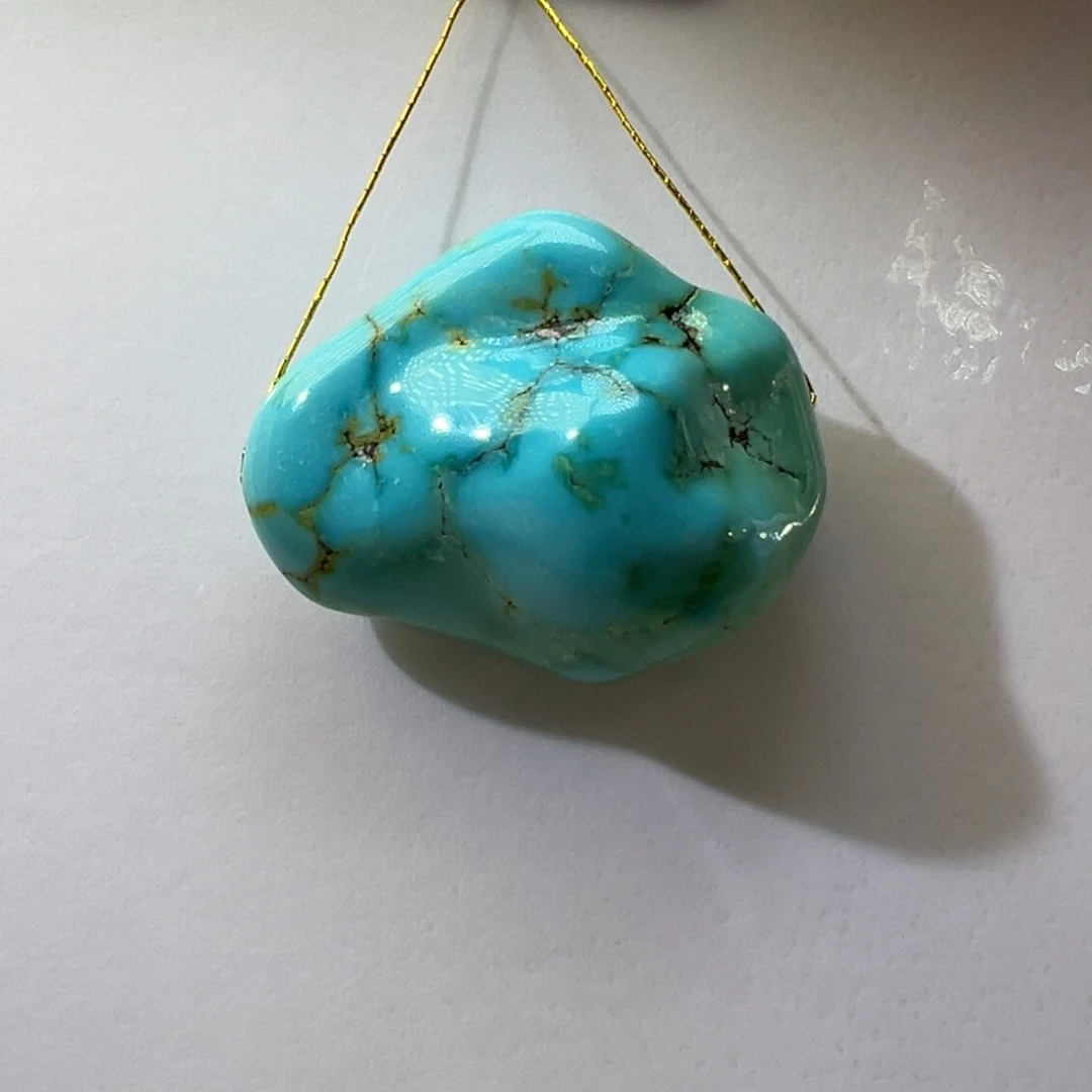 绿松石未镶嵌挂件