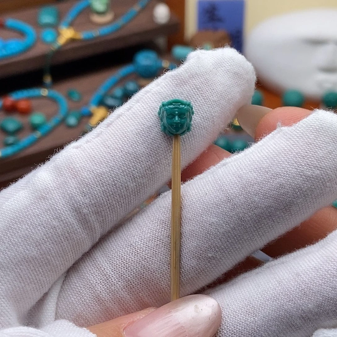 ༺***༻绿松石未镶嵌绿松石配饰h