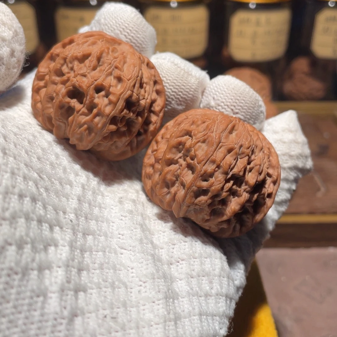 文玩核桃把件41山地正磨