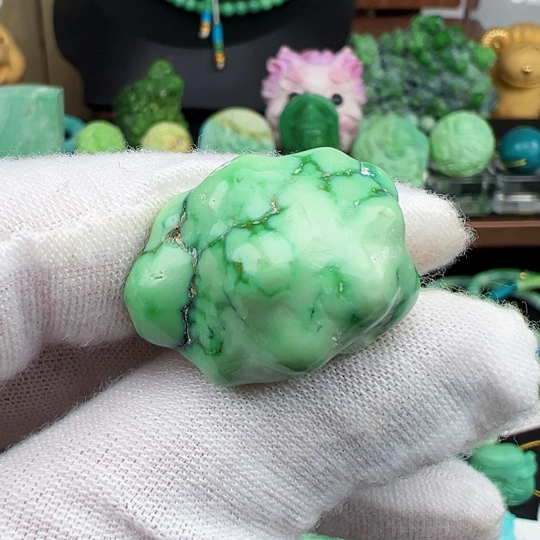 绿松石未镶嵌绿松石主播万丽