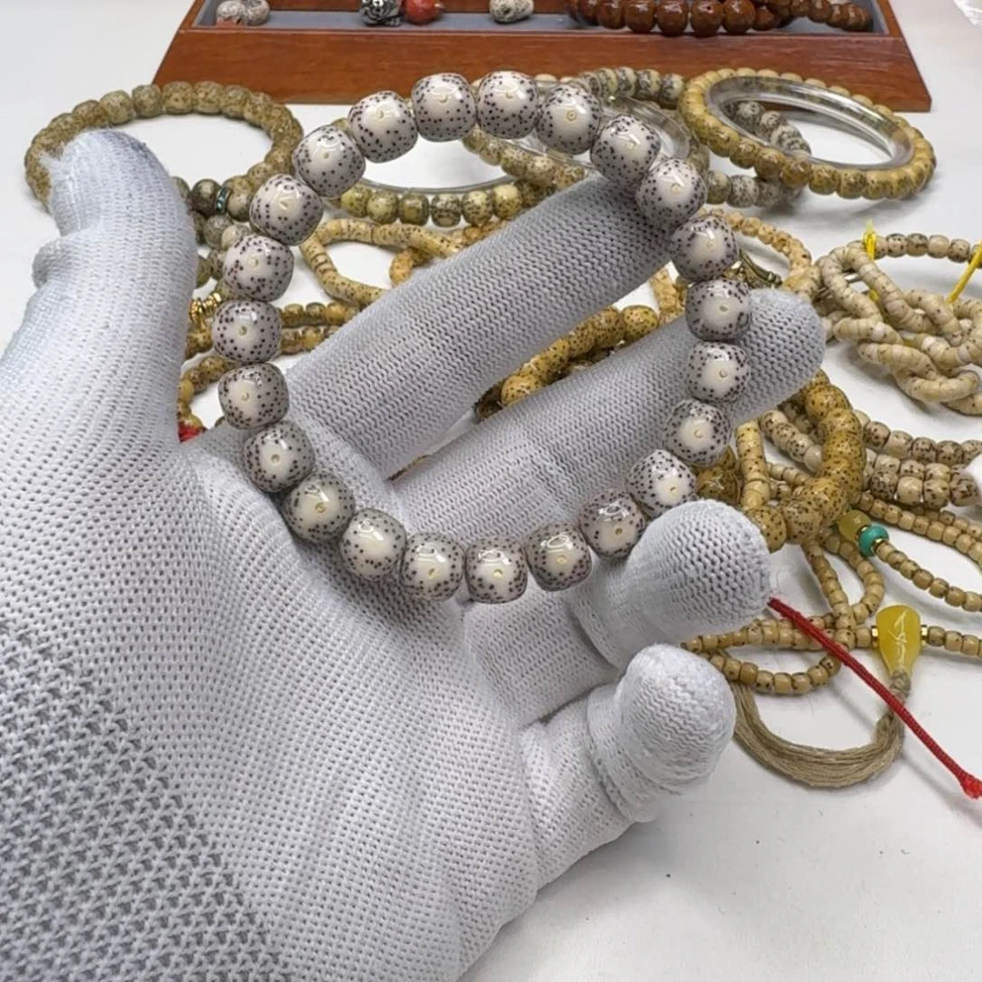 星月菩提手串39梵天糯冰大眼睛针尖星10桶单圈