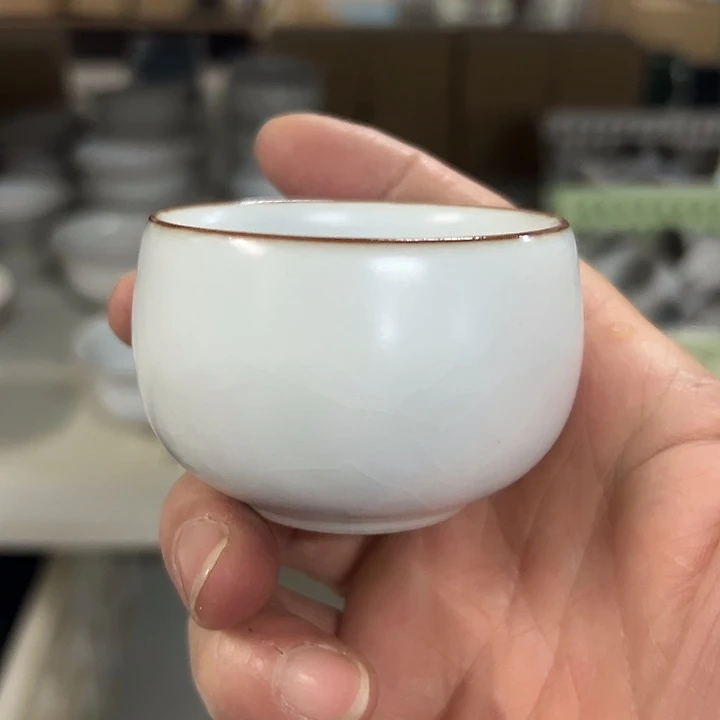 微瑕陶瓷茶壶茶杯家用