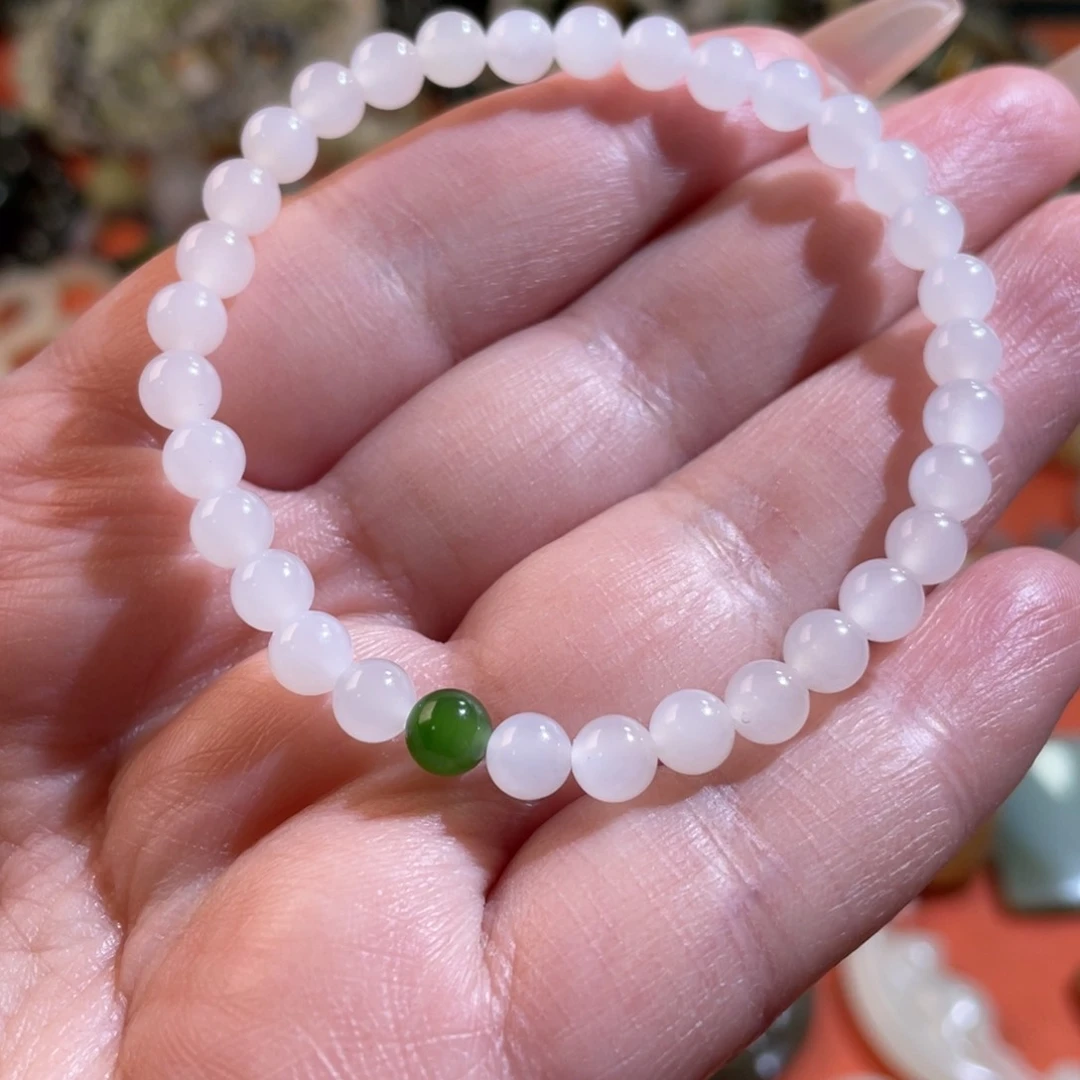 和田玉手链未镶嵌