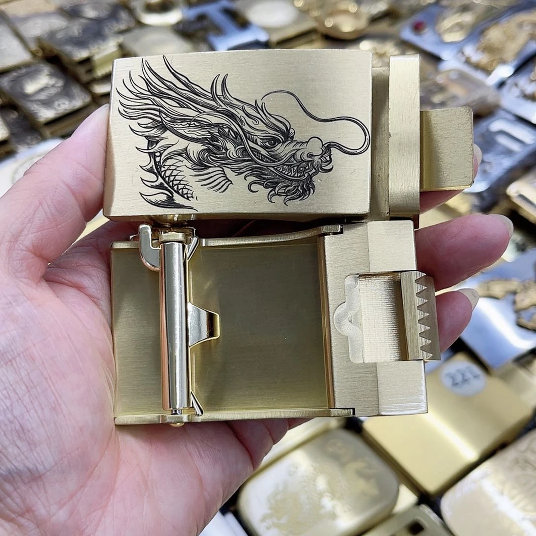 实心黄铜4.0宽单扣