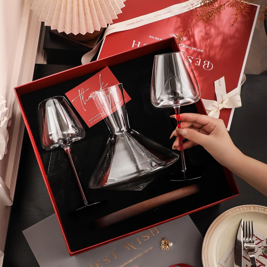 GoingDaily/轻奢高级醒酒器礼盒装玻璃红酒杯送闺蜜生日礼伴手礼
