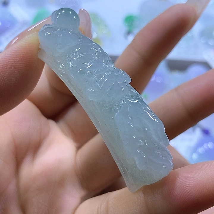 翡翠未镶嵌颈饰天然翡翠A货吊坠