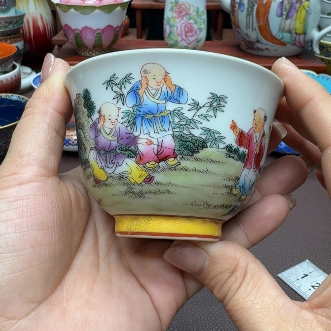 瓷片景德镇仿古手工制作精品展示