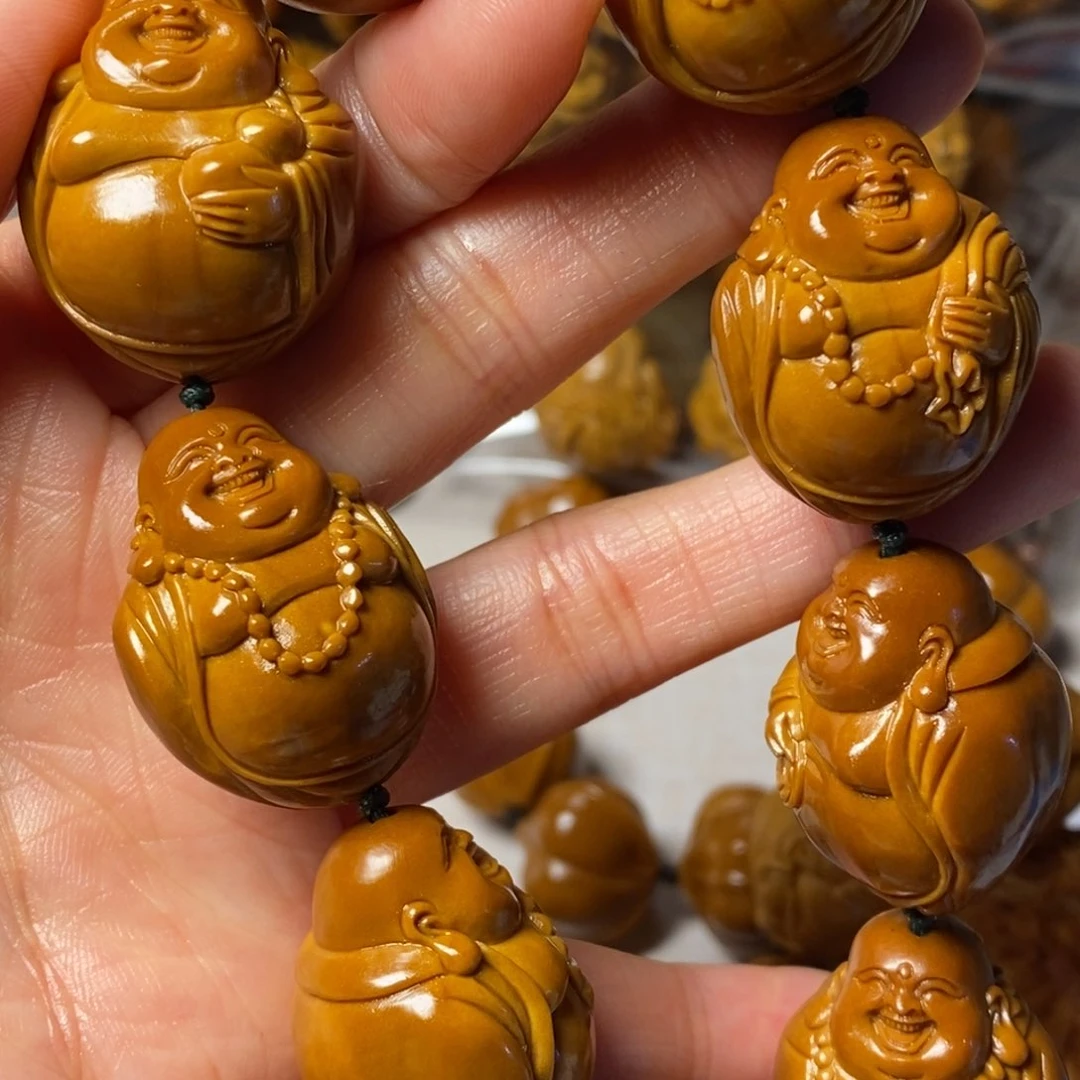 橄榄核手串/手链珠*光面大弥勒