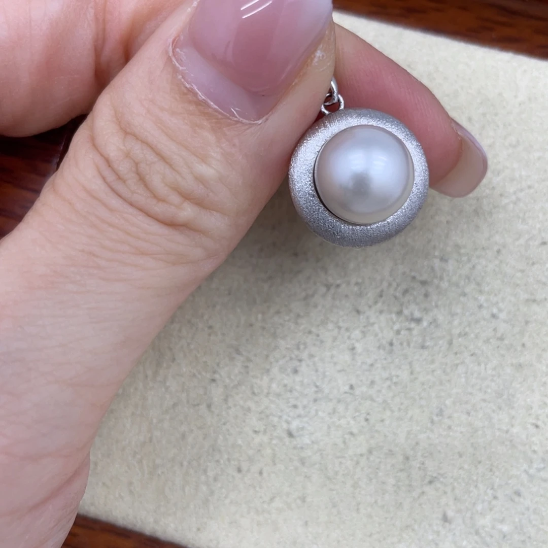 颈饰海水珍珠银S925镶嵌