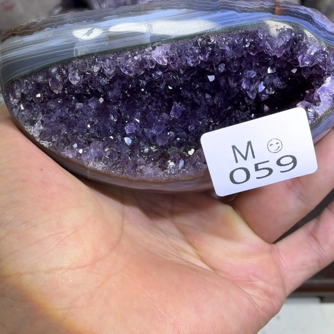 未镶嵌摆件紫晶水晶