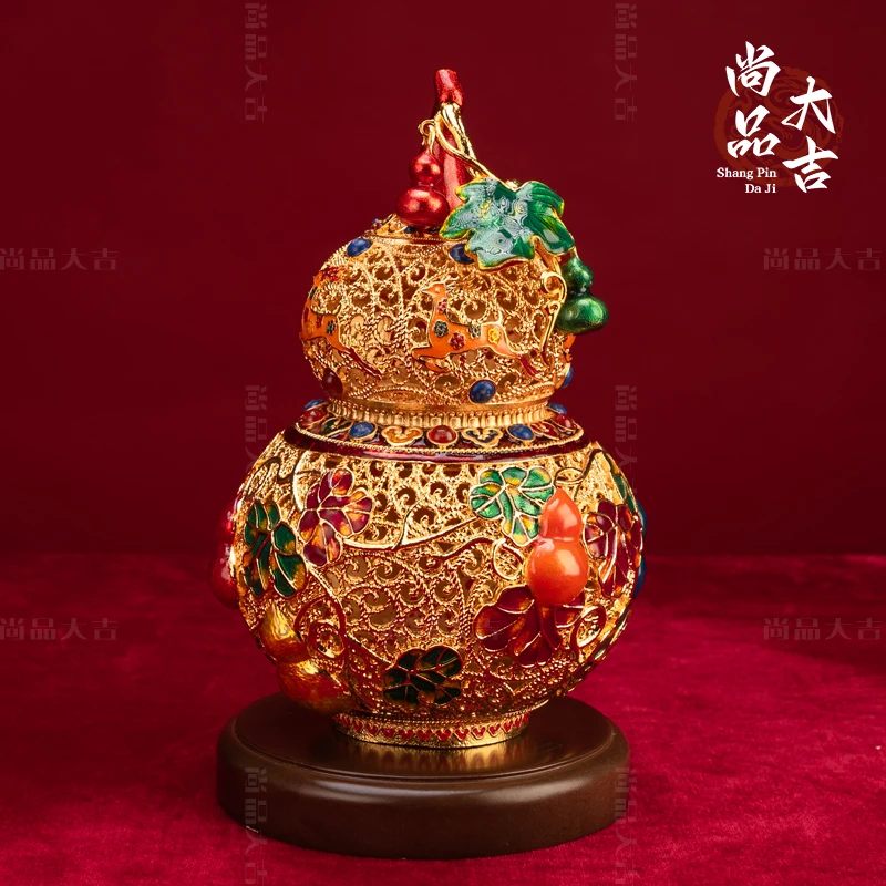 『十全十美宝葫芦』珐琅彩工艺品摆件乔迁送礼国风高端礼国潮新中式