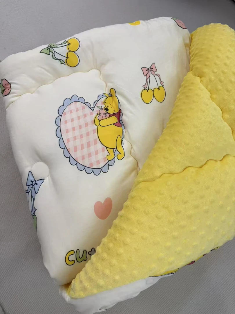 【预热双12】【绒被子】樱桃小熊200X220CM可机洗单人双人被绒被子