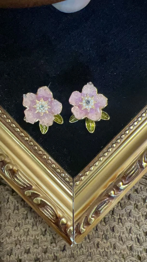 合金琉璃耳饰 时尚简约时尚310