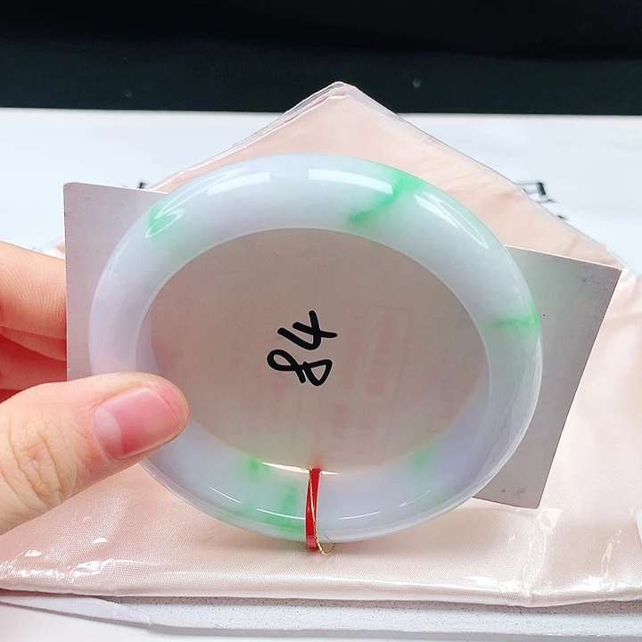 翡翠手镯未镶嵌缅甸天然a货手镯57+