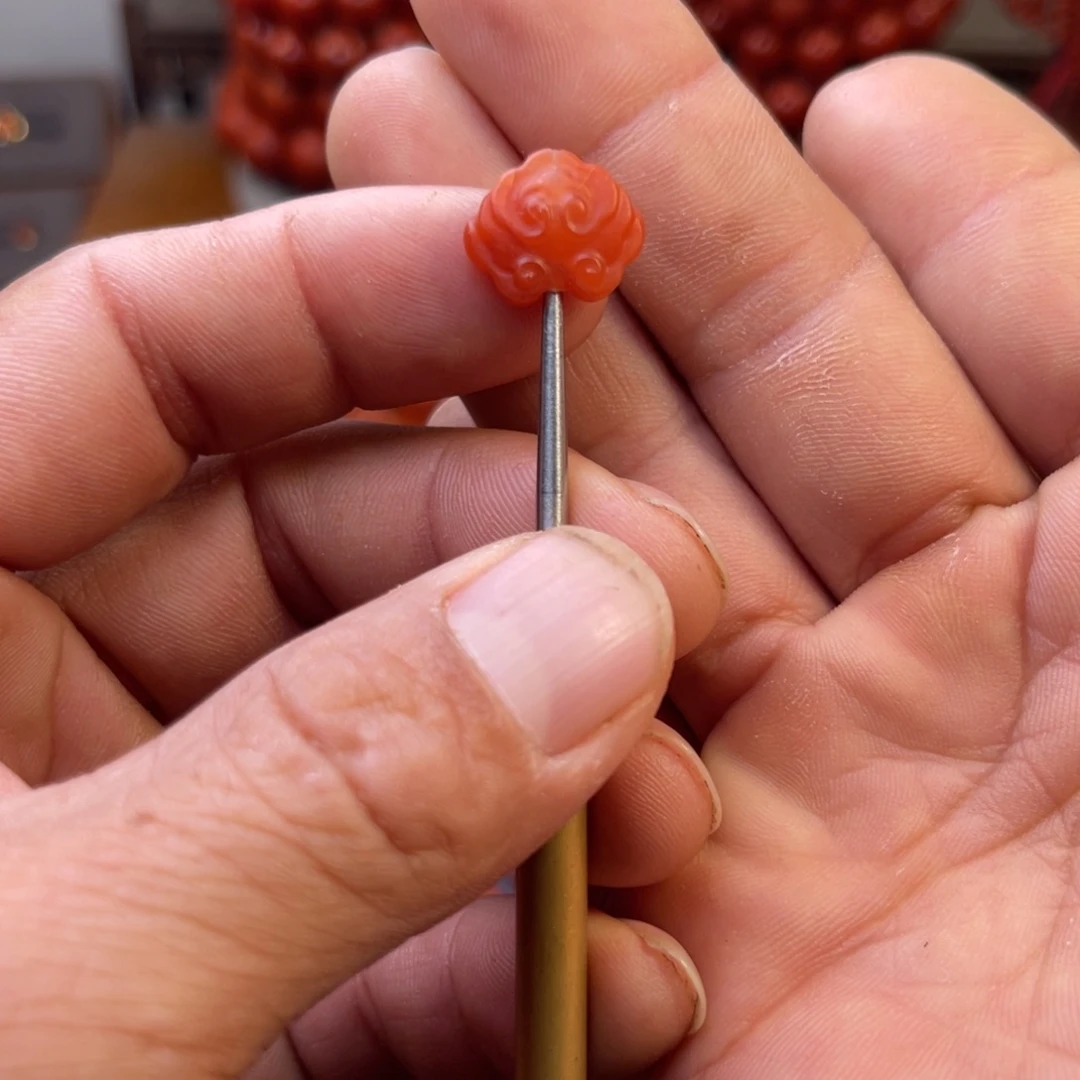 南红玛瑙未镶嵌川料精工配饰