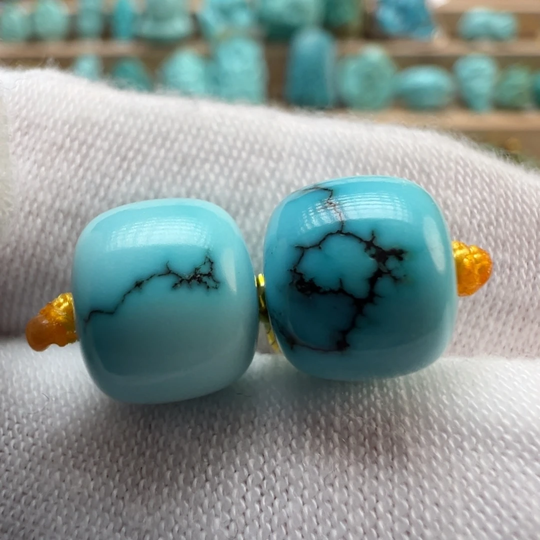 绿松石未镶嵌配饰9.4*8.2