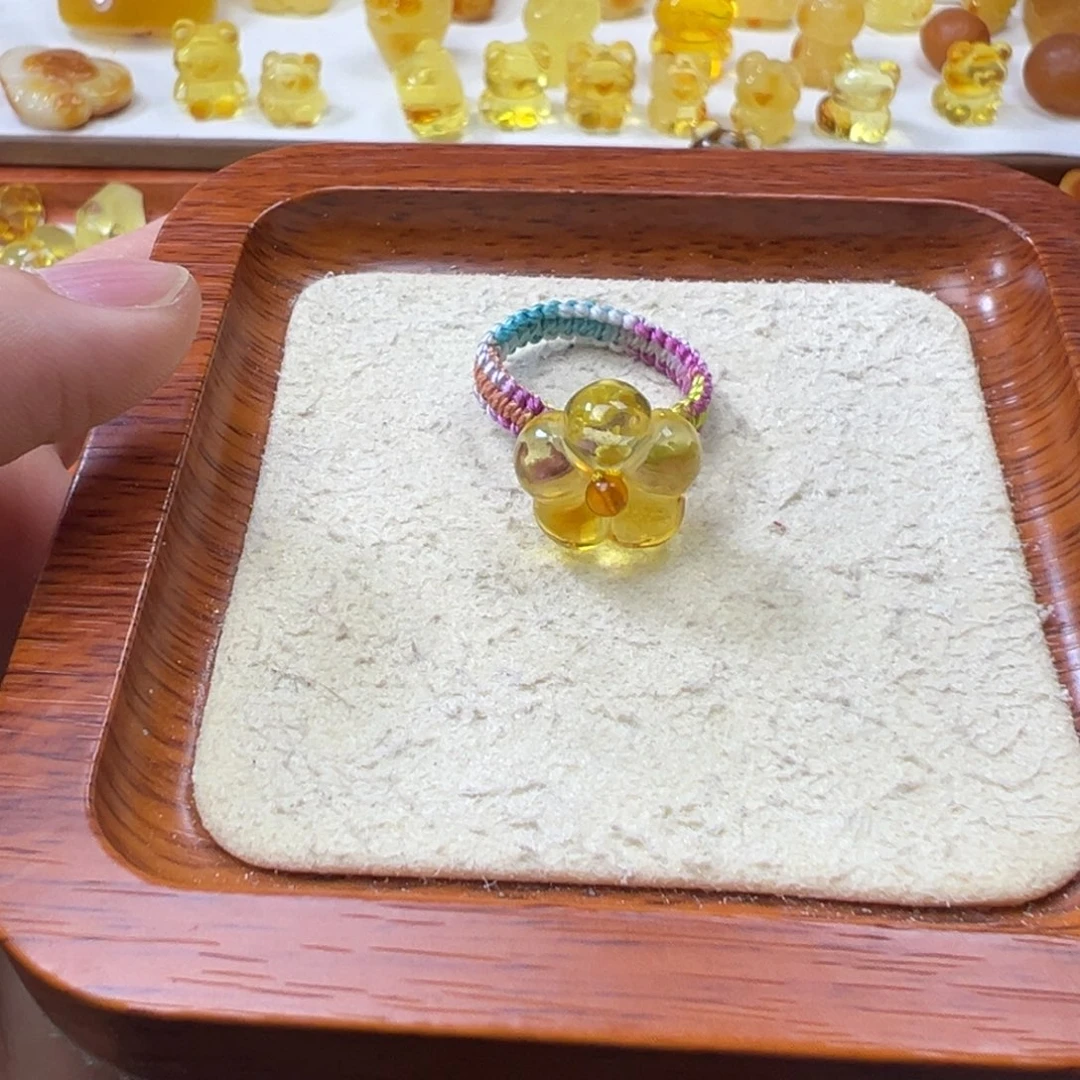 琥珀吊坠(不含链)未镶嵌