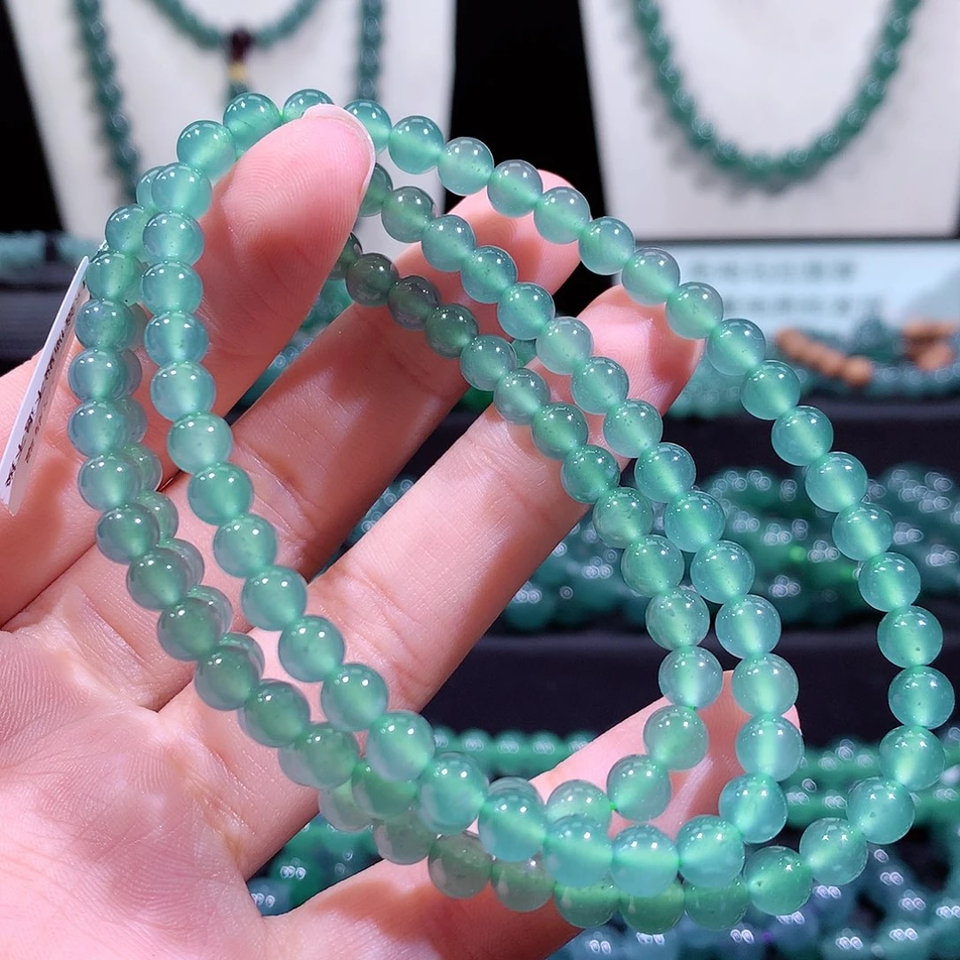 翡翠未镶嵌手链天然a货翡翠项链5.8