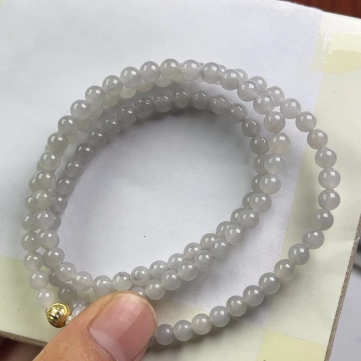 定制翡翠未镶嵌天然缅甸翡翠珠串