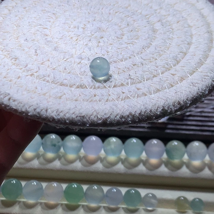 翡翠散珠福利高冰牛仔蓝卡8