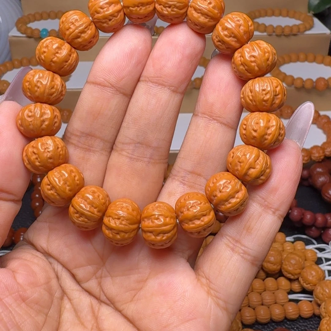 猴头核桃吊坠京八棱