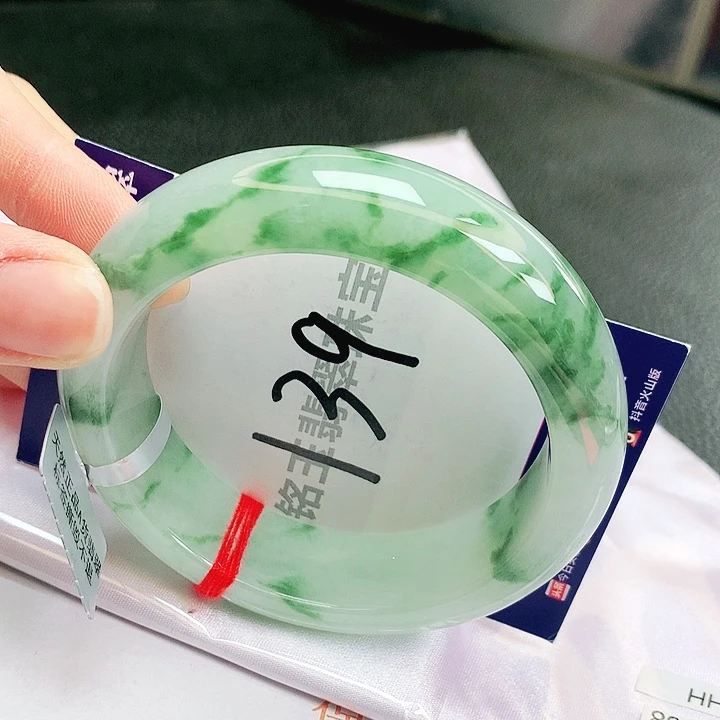 翡翠未镶嵌手镯缅甸天然a货翡翠手镯