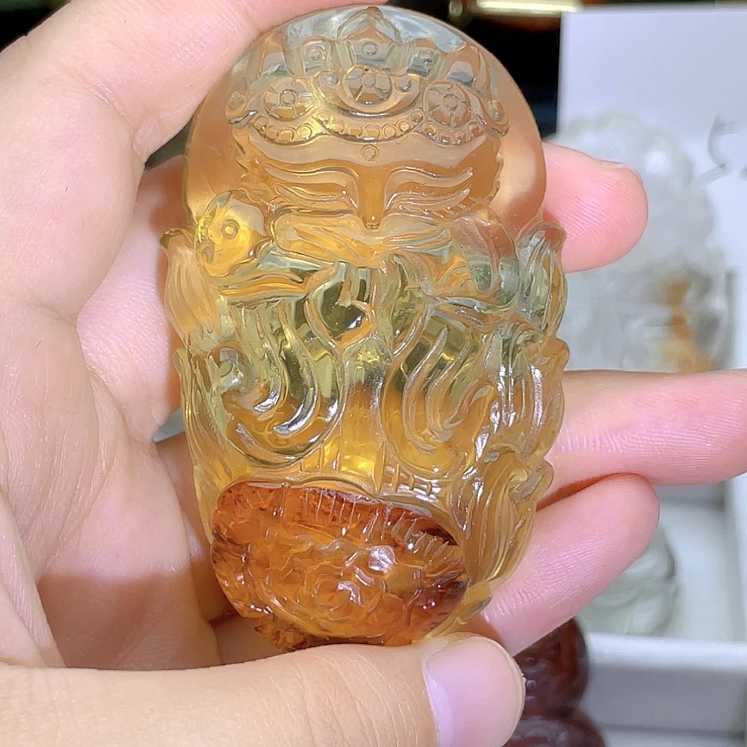 未镶嵌颈饰水晶黄水带胶花