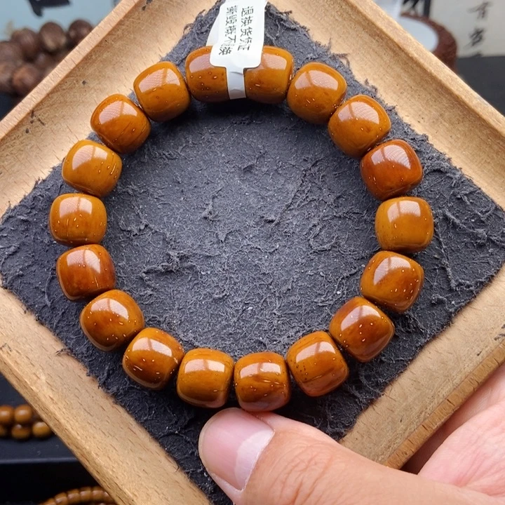 紫金鼠手串13.7mm短轴天花板黄金甲