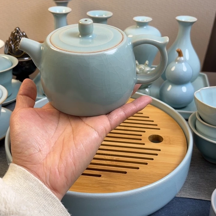 茶宠仿古釉井栏壶体力全品