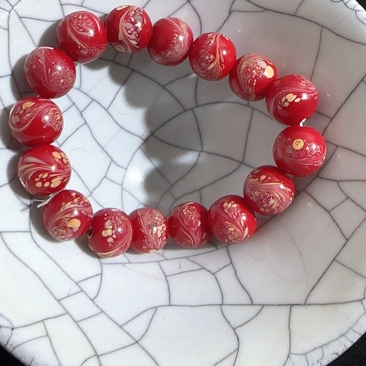 瓷片摆件恭喜发财工艺结缘99