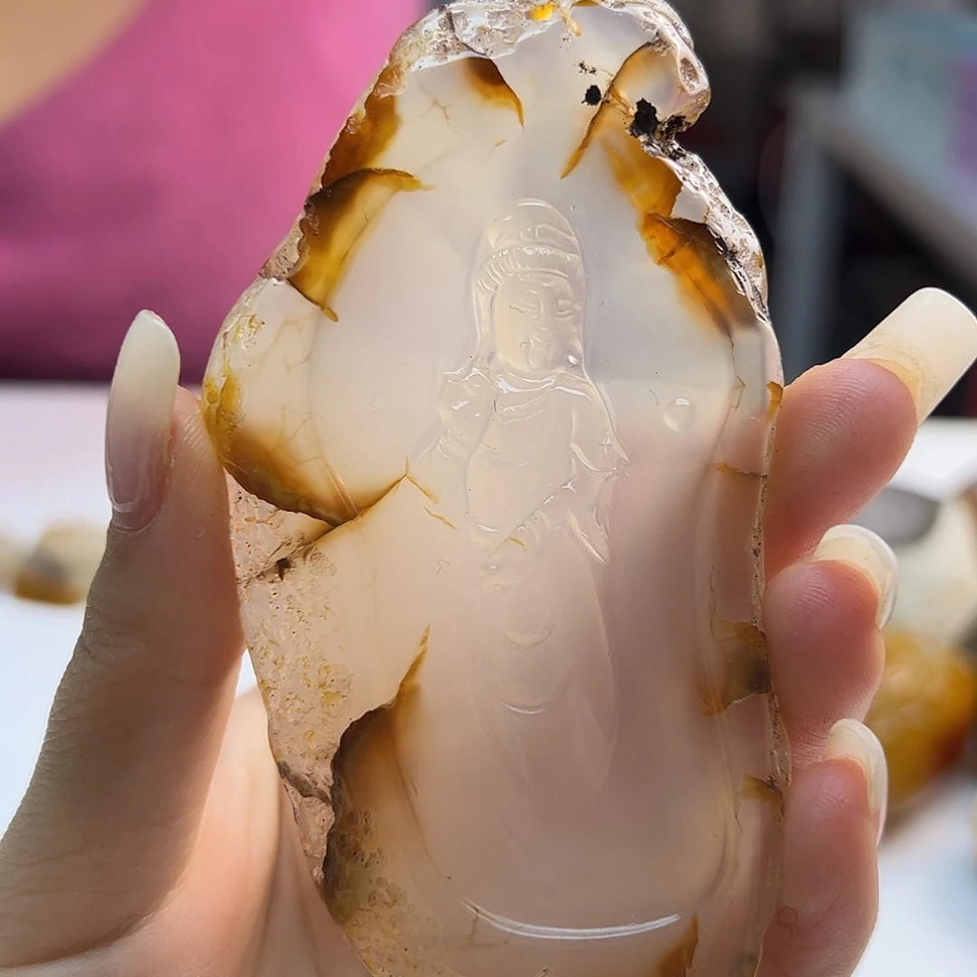 玛瑙/玉髓未镶嵌颈饰