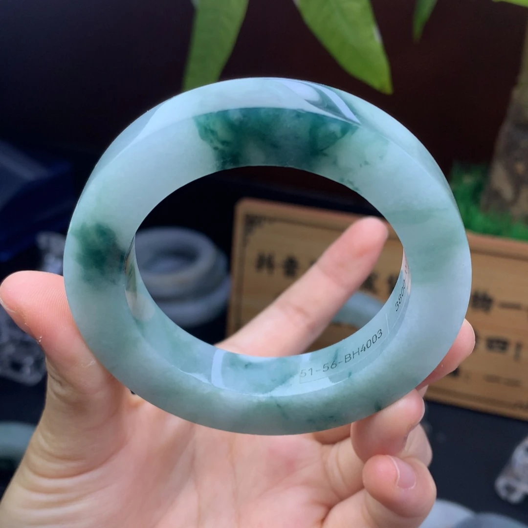 定制翡翠手镯未镶嵌定制不退不换51-56