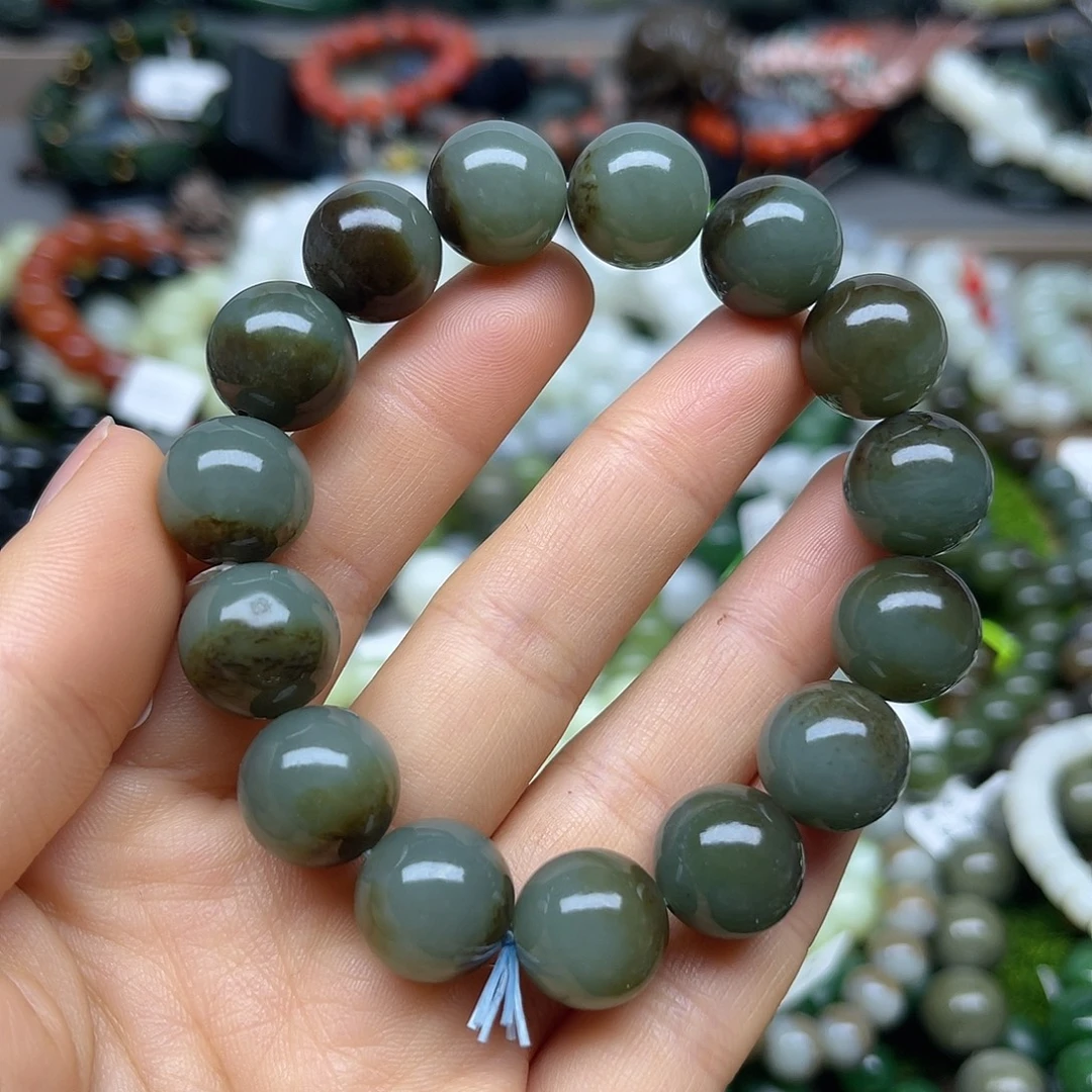 和田玉未镶嵌手链