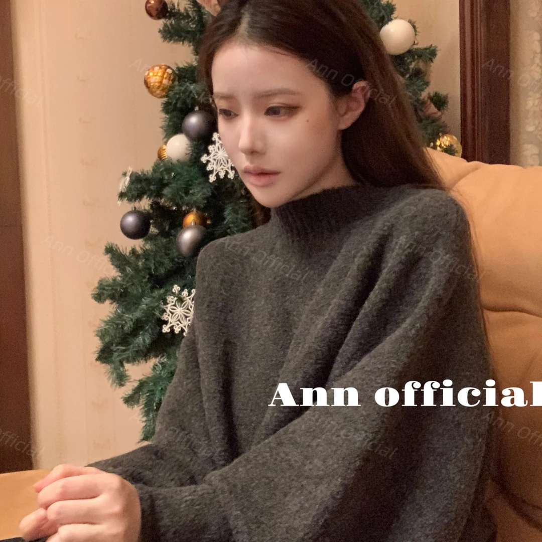 Annofficial安佳玉子织野针织上衣