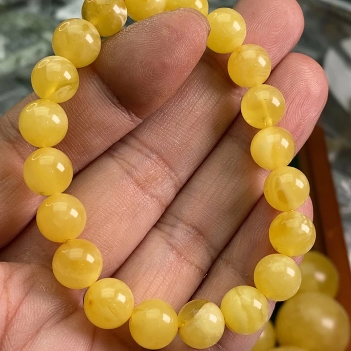 手链琥珀未镶嵌蜜蜡手串