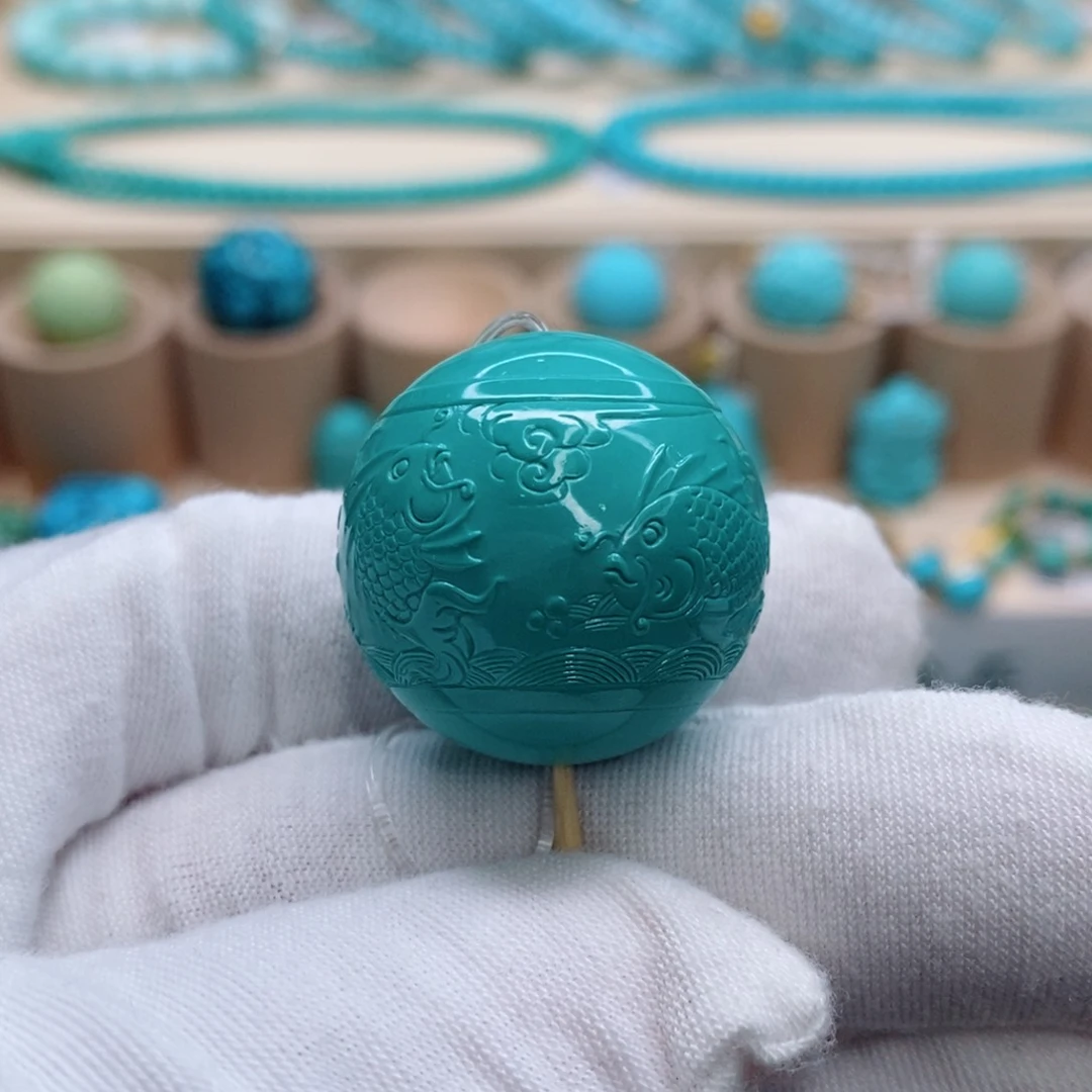 绿松石珠宝奇石未镶嵌