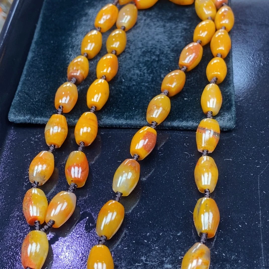 未镶嵌石英质玉（黄龙玉）吊坠(不含链)