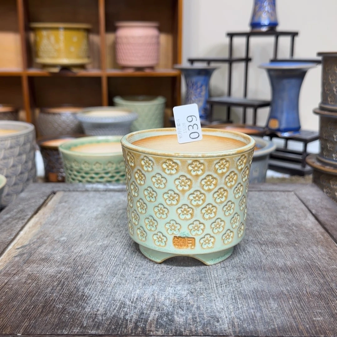 手工花盆 0 39 内口口径  8.5 cm