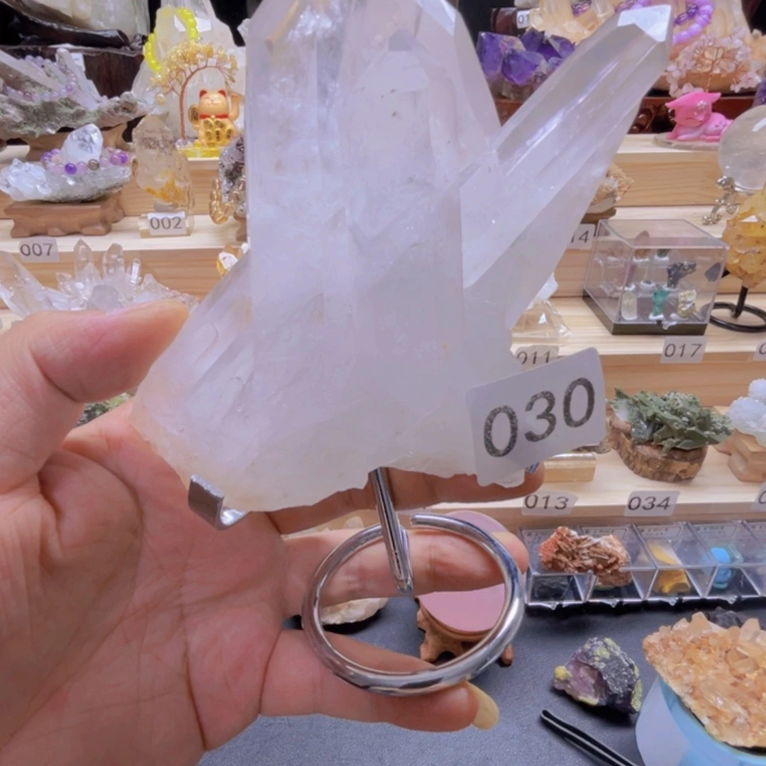 。***。石材天然白水晶家居装饰家居摆件
