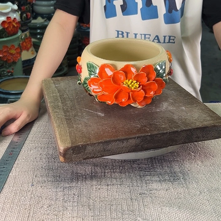 泳坤堂石湾盆陶瓷