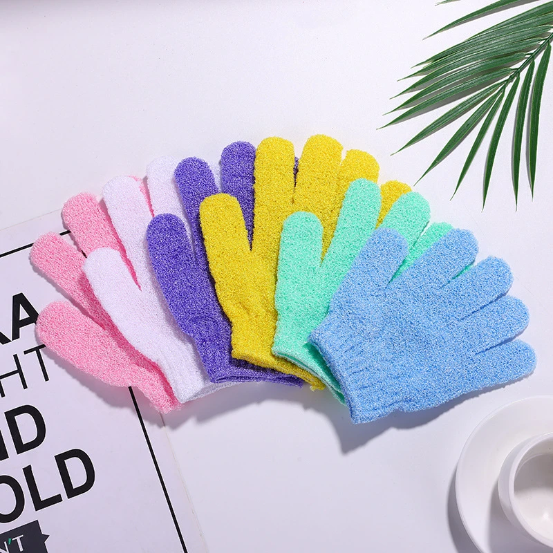 参考详情搓澡韩式去角质搓澡巾纯色黄色彩色东南亚