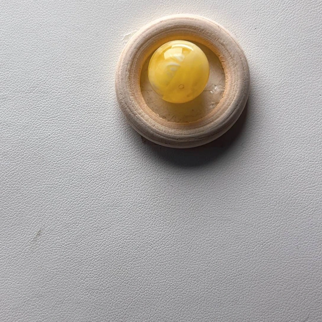 未镶嵌蜜蜡裸石圆珠