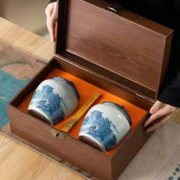 山水-小种红茶300克高档礼盒装蜜香薯香小种红茶过年送礼