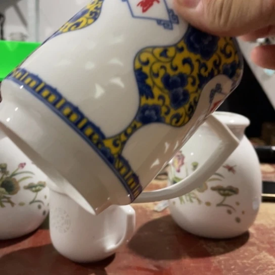 瓷片陶瓷陶瓷玲珑无盖